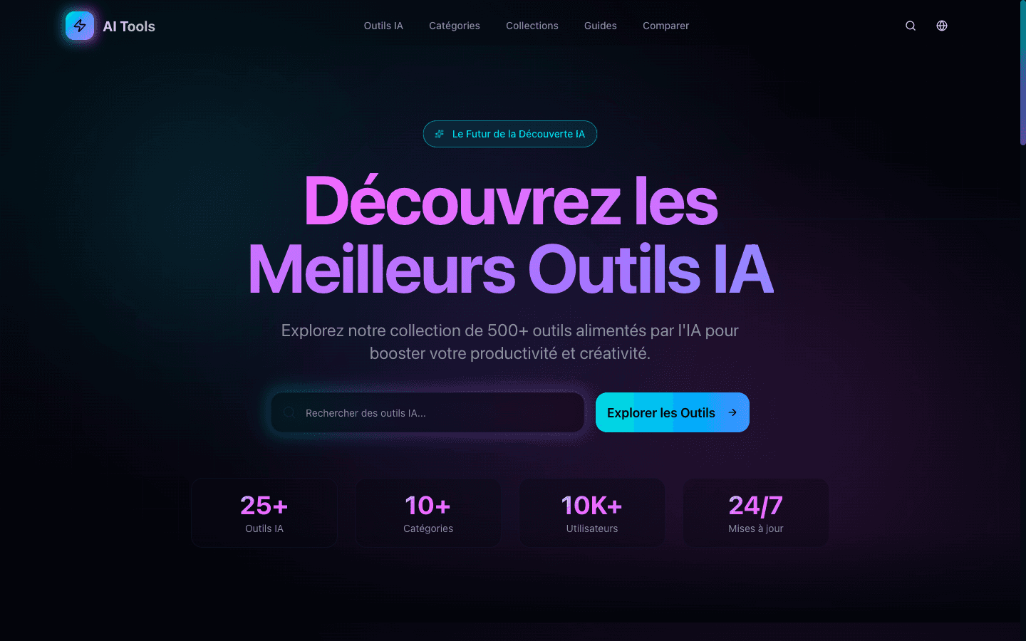 Auto-ChatGPT - Annuaire complet référençant tous les outils IA disponibles sur le marché. Recherche, filtres et comparaison des solutions d'intelligence artificielle.